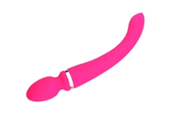 Vibrador Potente De Doble Cabezal De 10 Velocidades Para Mujer (rosa) Yizhood