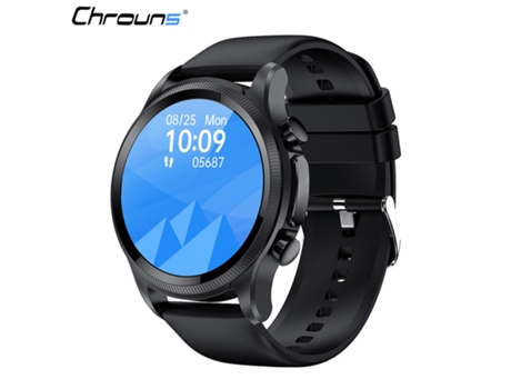 Smartwatch CHRONUS con Monitor de Glucosa Impermeable