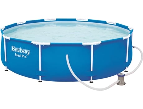 Bestway Steel Pro 56679 Piscina elevada redonda Piscina redonda azul