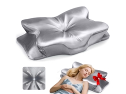 Almohada De Soporte Cervical Para El Cuello – Almohadas Ergonómicas De Espuma Viscoelástica Con Contorno, 2 Alturas