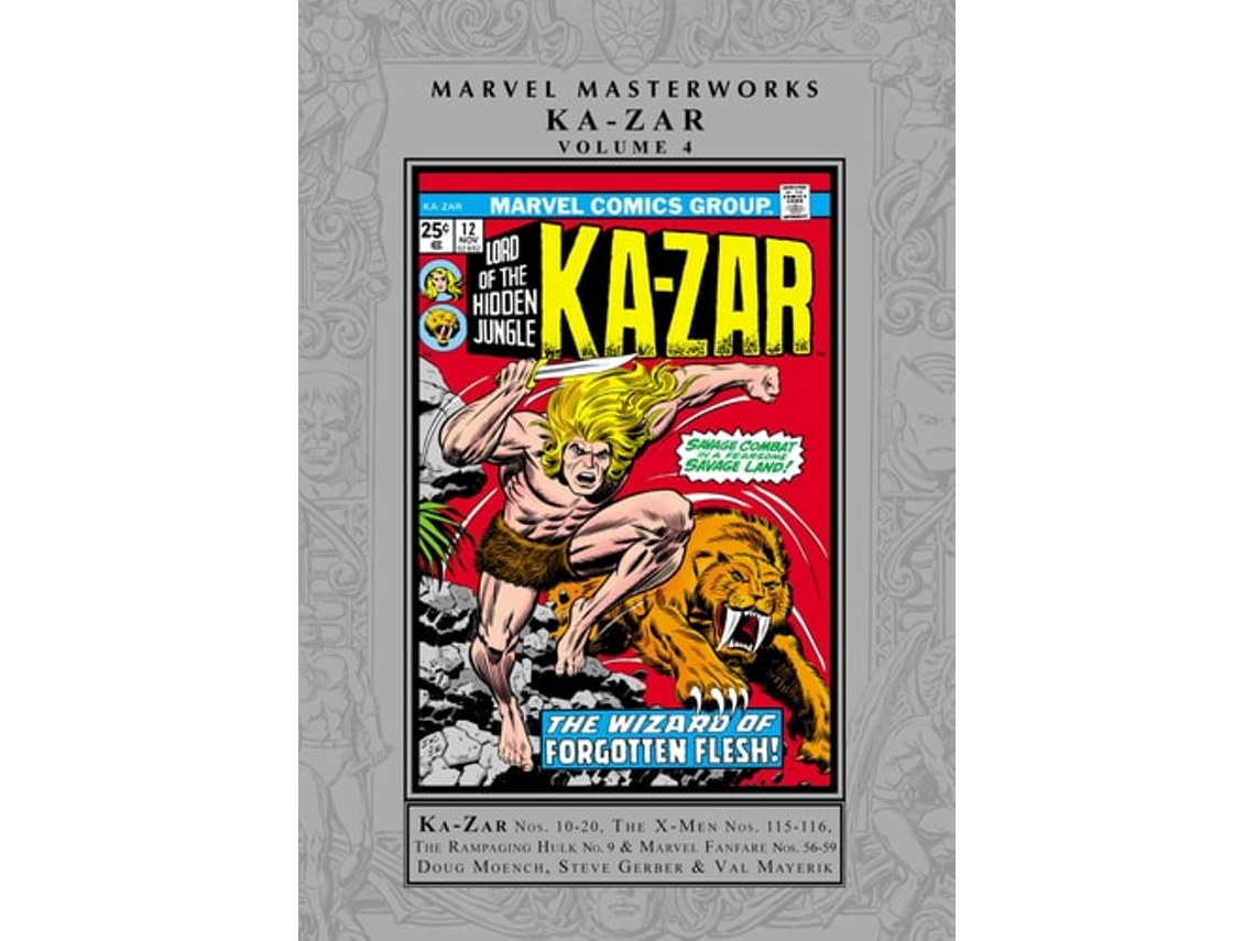 Libro Marvel Masterworks Ka-Zar Vol. 4 de Doug Moench e Marvel Various (Inglés - Tapa Dura)