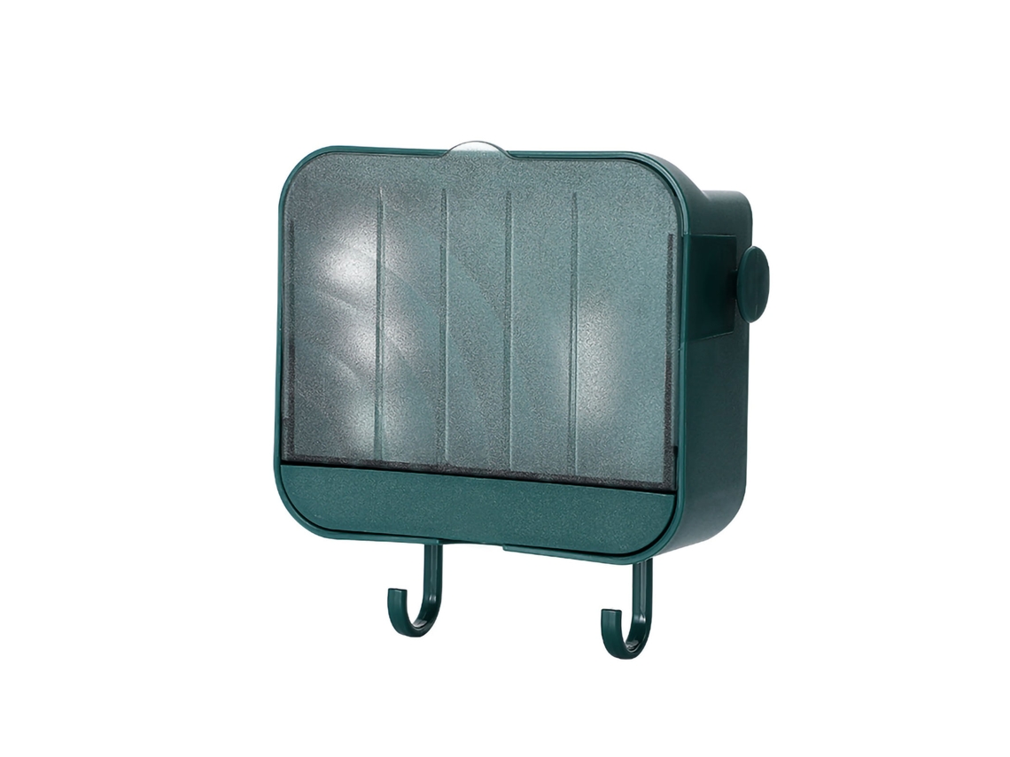 Jabón Puerta Montado en Pared Caja Doble para Almacenamiento de Jabón