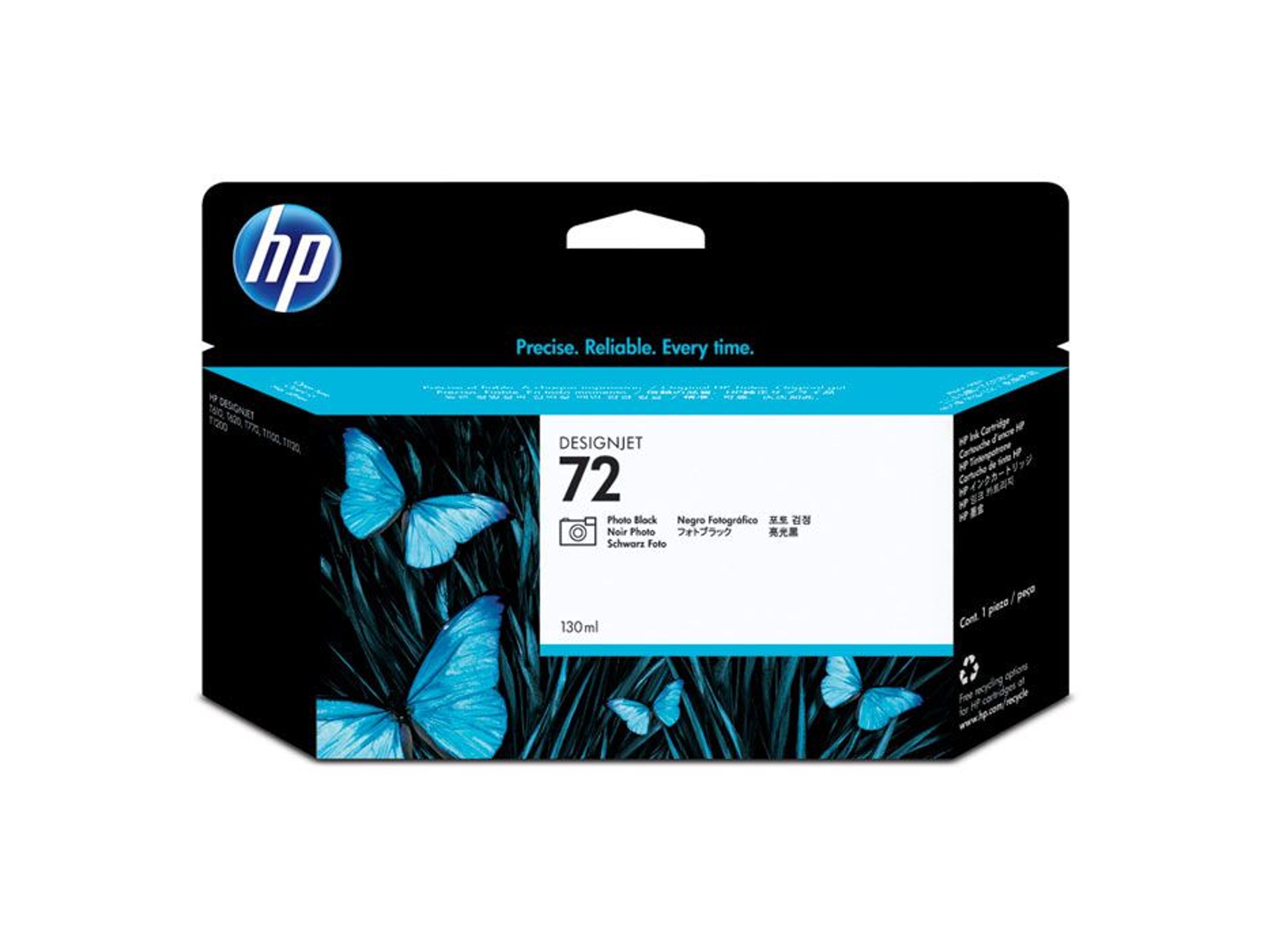 Cartucho de Tinta Original HP 72 de 130 ml C9370A Negro