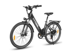 Bicicleta eléctrica Rs A01 Pro T, 500 W, 36 V, 15 Ah, 26", 32 km/h, 90 km, Shimano, 7 velocidades, Samebike