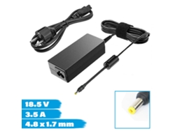 Cargador de portatil HP COMPAQ 620 18.5V 3.5A 4.8x1.7 65W ENV24H alta Calidad