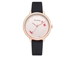 Reloj De Pulsera De Cuarzo Con Brazalete De Acero Con Diseño De Media Luna Para Hombre Y Mujer.