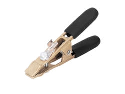 Pinza De Tierra De Latón De 260 A Para Electrodo De Soldadura De Argón, Mango Negro.