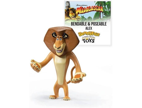 Figura de acción THE NOBLE COLLECTION Alex Madagascar Flexible 15,5 cm