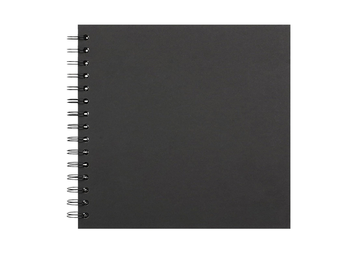Álbum de fotos DIY de 7x7 pulgadas con papel kraft (gris)