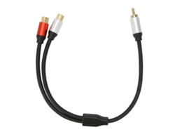 Cable Aux De 1 Rca Macho A 2 Rca Hembra, Adaptador En Y, Divisor Estéreo Para Dvd, Tv Y Computadora Portátil