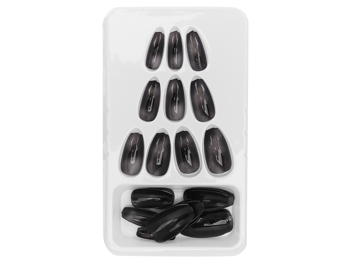 24 Piezas Uñas Falsas De Portada Completa Press On Para Arte De Uñas, Desmontables Y Exquisitas