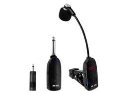 Adecuado para amplificadores inalámbricos de instrumentos musicales, con micrófono, transmisor y receptor inalámbricos profesionales. Mdug