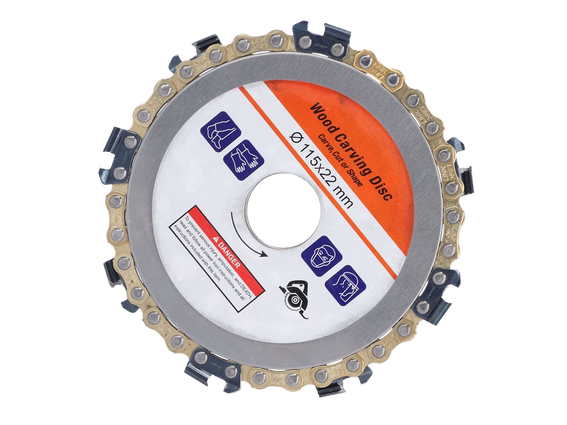 Hoja De Sierra Circular Con Cadena Para Polea Angular De 4,5 Pulgadas Y 8 Dientes.