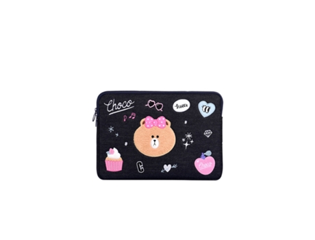 Pequeño pato amarillo oso manzana bolsa de ordenador portátil air13.3 pulgadas libro chica corazón lindo