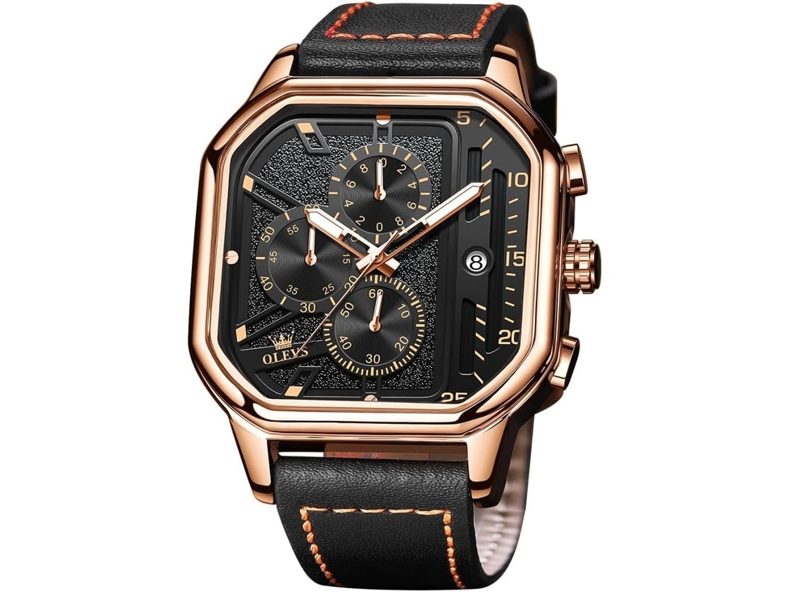 Reloj Masculino De Silicona Profesional De Buceo Cronógrafo Resistente Al Agua De Acero Inoxidable Con Fecha Rosa Yuysan