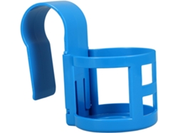 Portavasos Para Piscina Gancho, Plástico Resistente Azul, Tamaño Para Botellas Y Latas