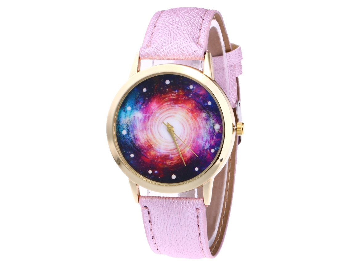 Reloj De Pulsera De Cuarzo Con Correa De Cuero Sencilla Y Elegante (blanco)