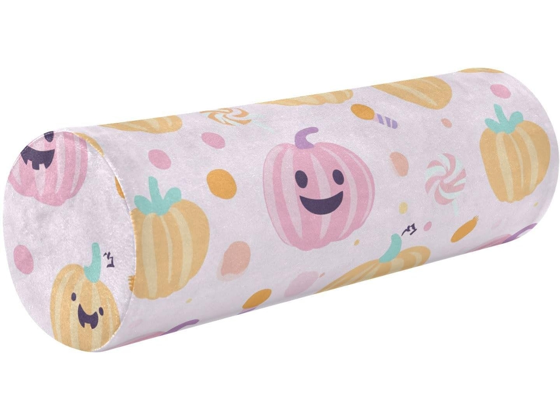 Almohada Frodotgv Cilíndrica Redonda Espuma Viscoelástica Anchobrsoporte Soporte Muscular.brfácil Fácil
