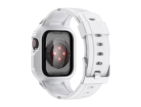 Correa Apple Watch 41mm / 40mm y 38mm Silicona con Carcasa Antigolpes Blanco AVIZAR