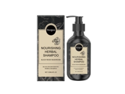 Champú herbal nutritivo y fortificante para un cabello sano.