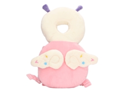 Mochila protectora para la cabeza del bebé con diseño de dibujos animados y cómodo cojín para niños pequeños.