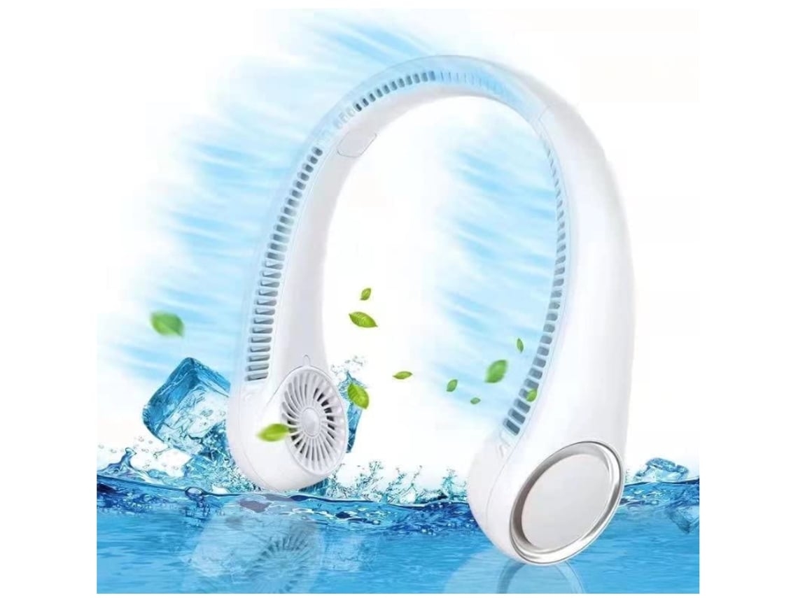 Ventilador de Cuello Portátil ENZON USB Blanco