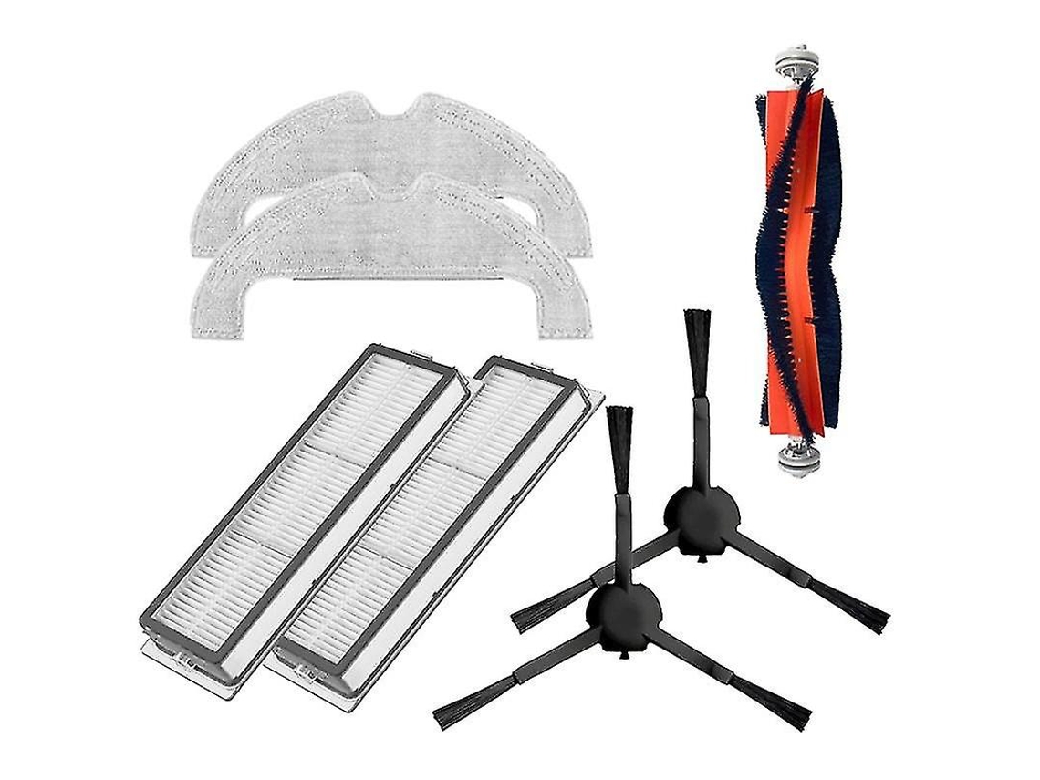 Kit de filtro de tela para cepillo lateral principal compatible con aspiradora Xiaomi 2 Ultra