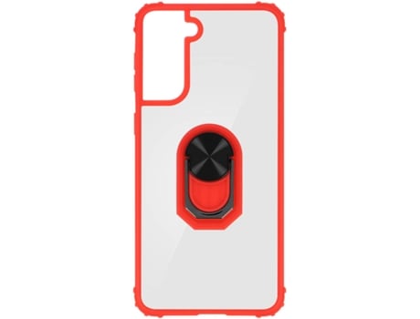 Carcasa Samsung Galaxy S21 AVIZAR Función Soporte Rojo