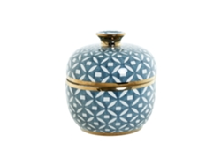 Tibor Porcelana Azul 18,5x18,5x20cm