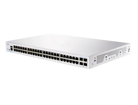 Switch CISCO Cbs250-48T-4X-Eu Red gestionada L2/L3 Gigabit Ethernet 10/100/1000 Plata