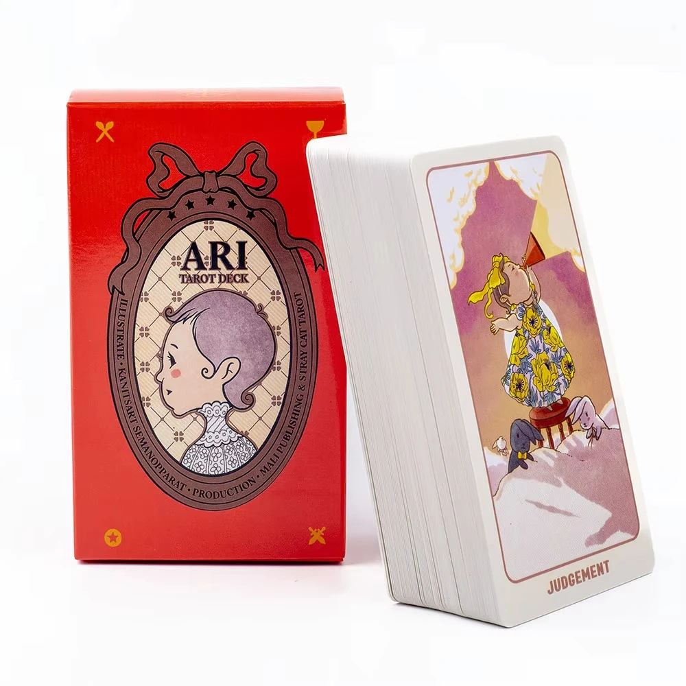 Cartas De Tarot Para Bebés Ari De 10,3*6 Cm: 78 Divertidas Y Adorables Cartas Con Dibujos Animados De Bebés.