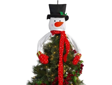 Adorno para árbol de Navidad con muñeco de nieve, decoración navideña y adorno para el hogar, la oficina