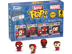 Figura FUNKO Bitty Pop! Spider-Man - Parker Split 4 Pack (2.5 cm - Posible Chase)