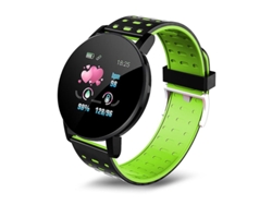 Reloj inteligente 119plus resistente al agua con Bluetooth y monitor de frecuencia cardíaca para bicicletas eléctricas
