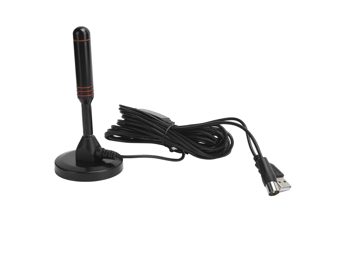 Antena De Tv Digital Con Cúpula De Succión, Recepción De Señal Vhf 174-230/uhf 470-862mhz.