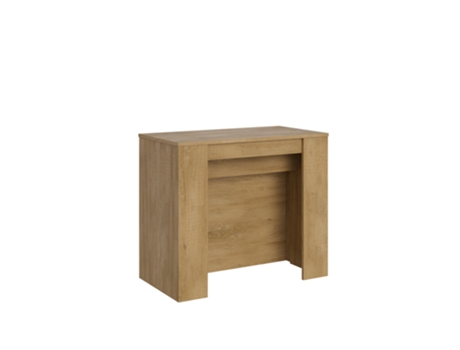 Consolas Venus Extensible hasta 296 cm ITAMOBY (90 x 48 x 77 cm - Paneles de Melamina - Roble Natural)