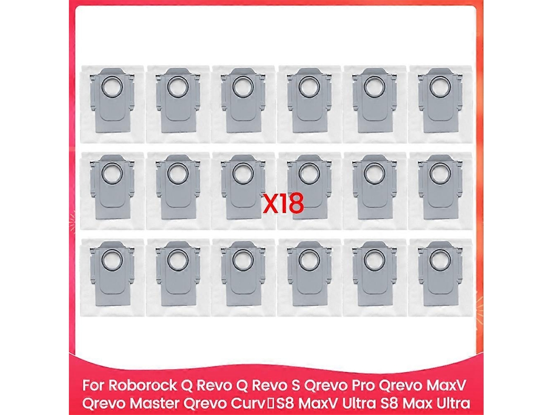 18pcs Dust Bags For Q ,q S,qrevo Pro, Qrevo Maxv,qrevo Master,qrevo Curv,s8 Maxv Ultra,s8 Max Ultra