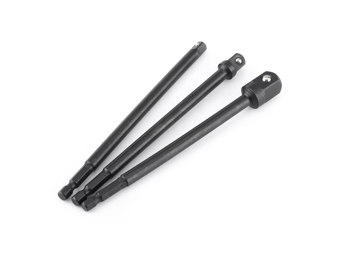 Adaptadores De Llave De Sonda De 3 Puntas Con Extensión De Tuerca Hexagonal Para Destornillador Eléctrico Cr V
