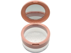 Base De Maquillaje En Polvo Suelto Portátil De 20 G/0,7 Oz En Plástico Abs Con Borla Para Maquillaje Y Viajes - Rosa