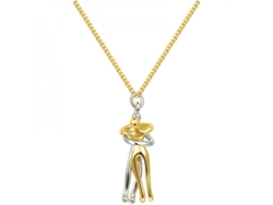 2026-4611-colgante De Pareja Abrazo Exquisito Collar De Moda Para Mujeres Joyería Día De San Valentín Gd