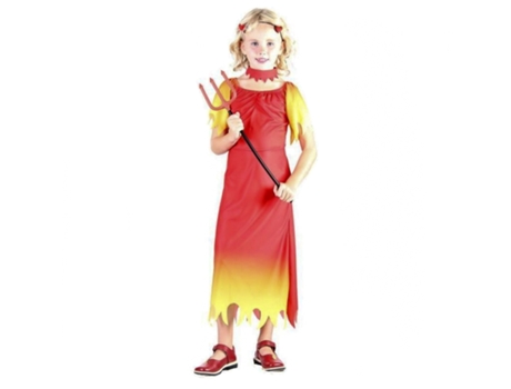 Disfraz Niña Diablo Infantil M