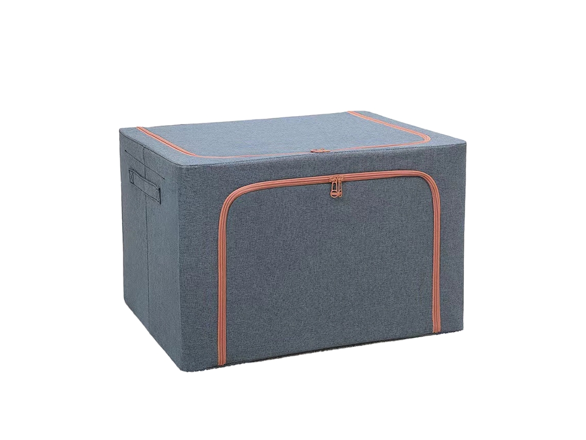 Caja de almacenamiento para ropa, algodón y lino, plegable Kofihety