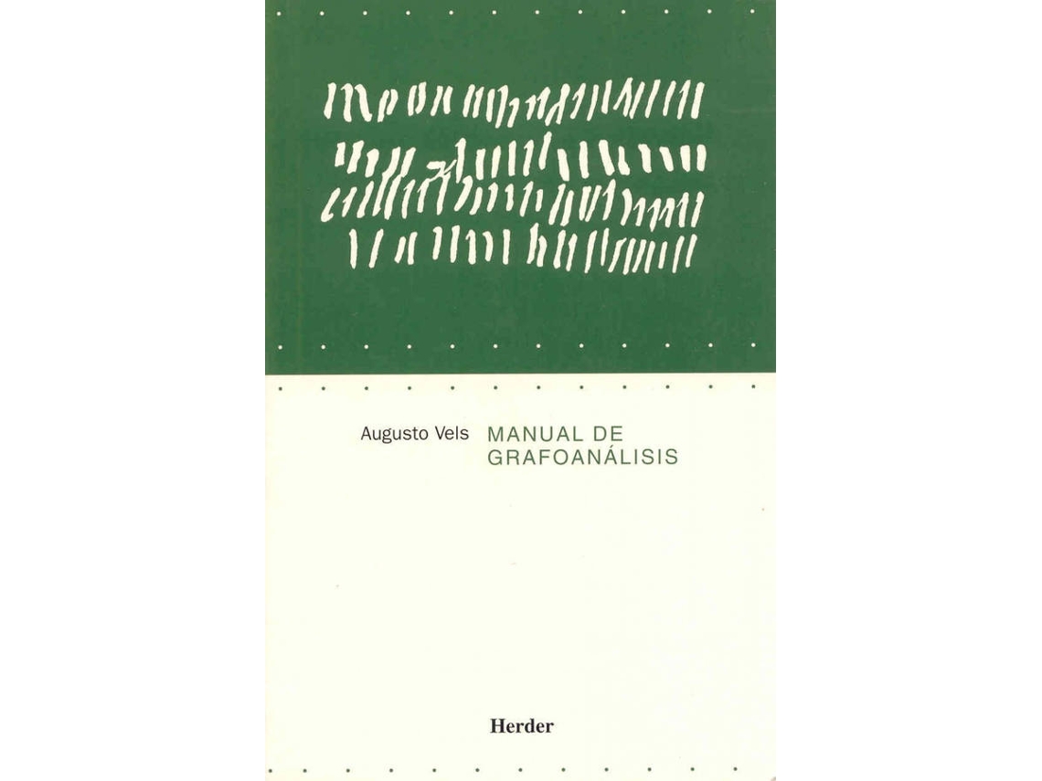 Libro Manual De Grafoanálisis de Augusto Vels (Español)
