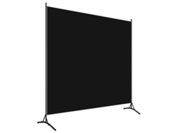 Biombo | Biombo, 1 panel, 175 x 180 cm, color negro, WSD395137, Adorável Casa
