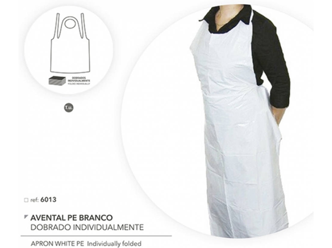 Apron desechable RUBBERGOLD 100UN
