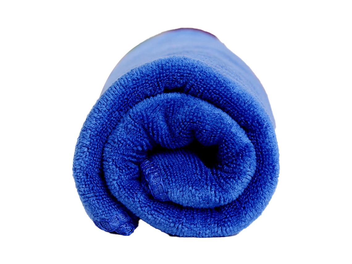 Toalla Kofihety Cabello Secado Rápido Super Microfibra Azul (25x15x5cm)