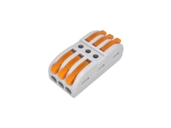 Conector Rápido Spl3 de 3 Entradas Y 3 Salidas Gris