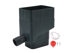 Kit desviador de canalones resistente a los rayos UV para jardines exteriores