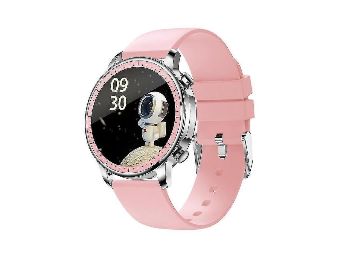 Reloj inteligente V23 en oferta, pantalla de 1,3 pulgadas, monitor de frecuencia cardíaca, reloj deportivo para Android e iOS, bicicleta eléctrica Ly rosa