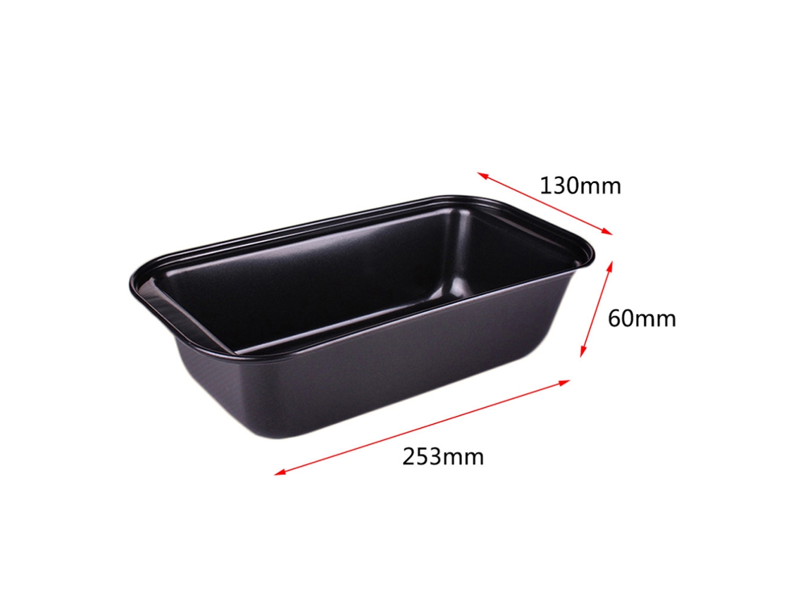 Molde De Pan De Acero Carbono Antiadherente Para Hornear Pan Y Pasteles Rectangular